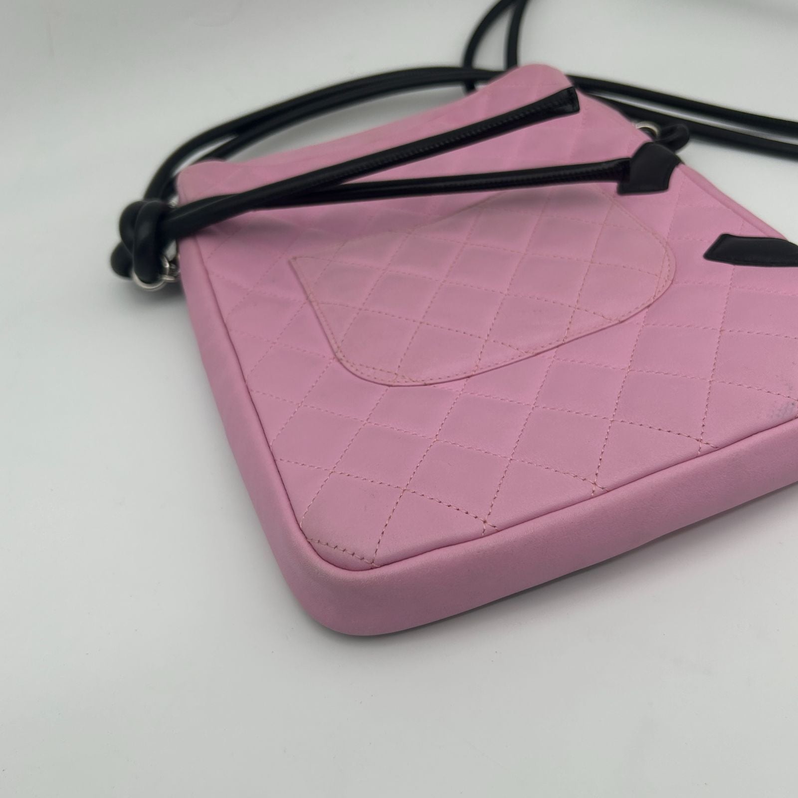 Chanel CC Logo Cambon Shoulder Bag Pink — view 7