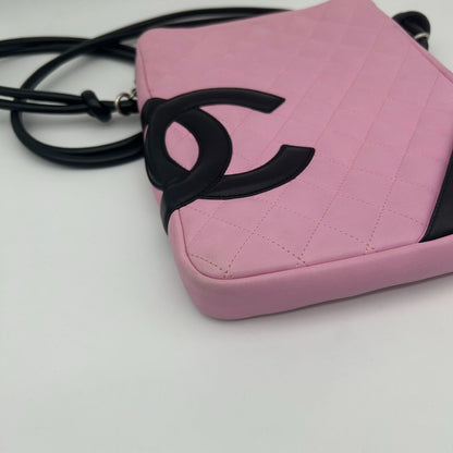 Chanel CC Logo Cambon Shoulder Bag Pink — view 5