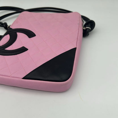 Chanel CC Logo Cambon Shoulder Bag Pink — view 6