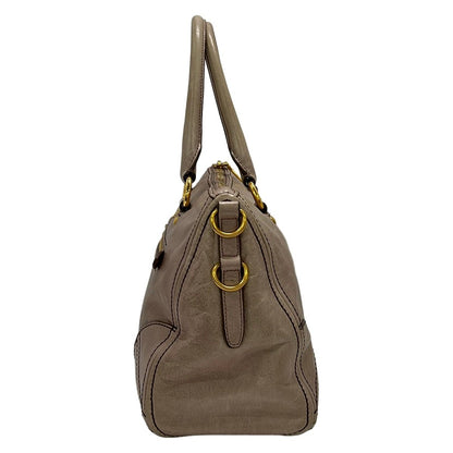 Prada Handbag Beige Leather — view 2