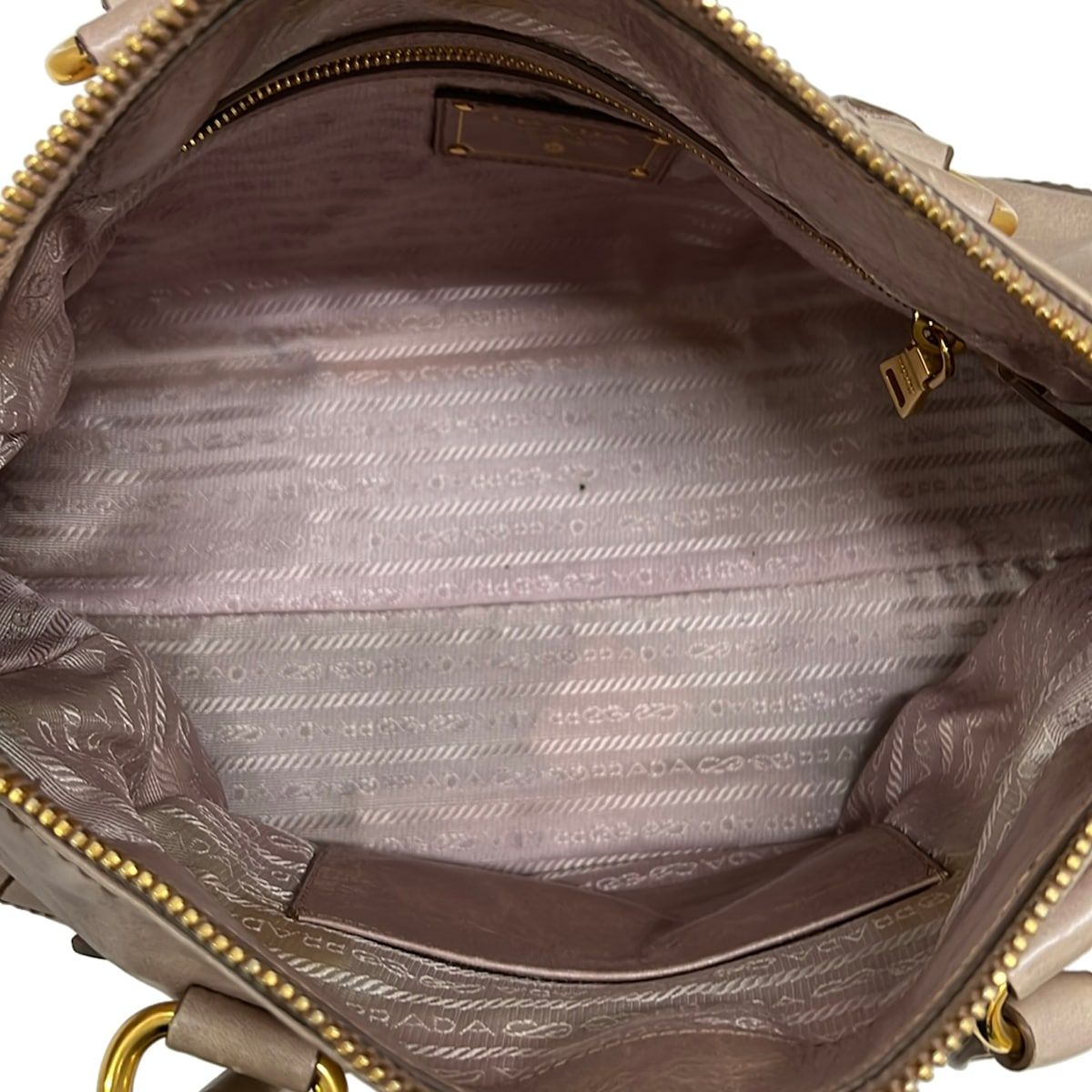 Prada Handbag Beige Leather — view 7