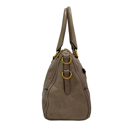 Prada Handbag Beige Leather — view 4