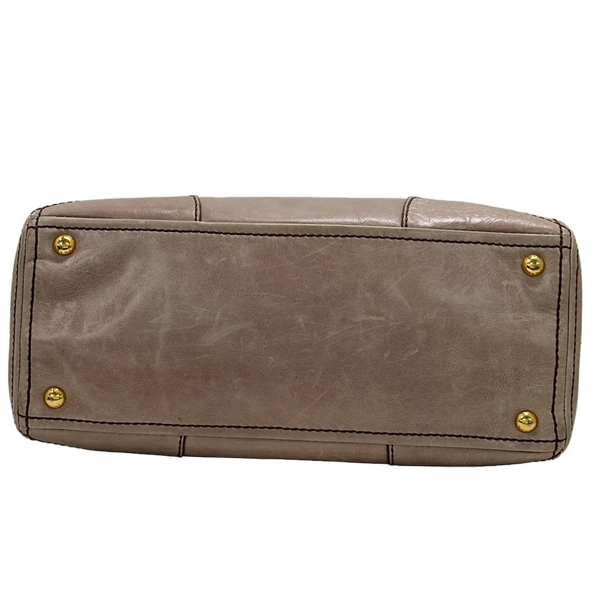 Prada Handbag Beige Leather — view 5