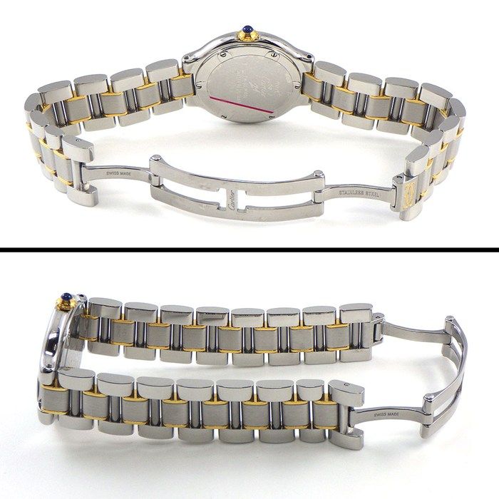 Cartier Watch Vantian Sunray Silver Dial SS — view 3