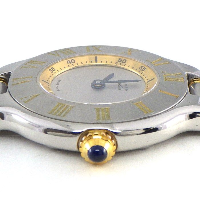 Cartier Watch Vantian Sunray Silver Dial SS — view 2