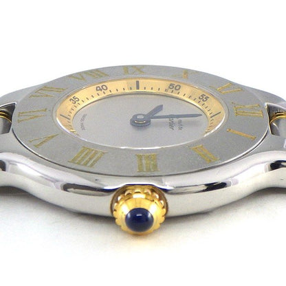 Cartier Watch Vantian Sunray Silver Dial SS — view 2