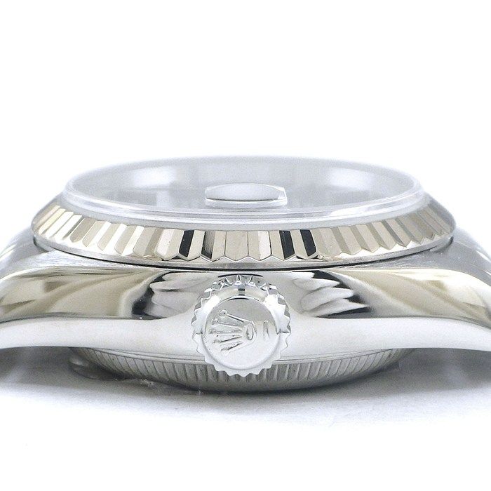 Rolex Watch Datejust P Number Bar Index Sunray Blue Dial Full Ted Bezel Jubilee — view 2