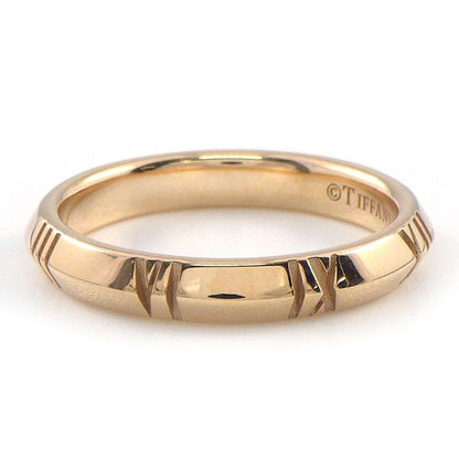 Tiffany & Co Ring Atlas Closed Narrow 18k Pink Gold — view 2