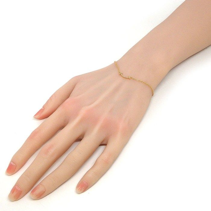 Tiffany & Co Bracelet T Smile Mini Micro Diamond Total 18k Pink Gold — view 5
