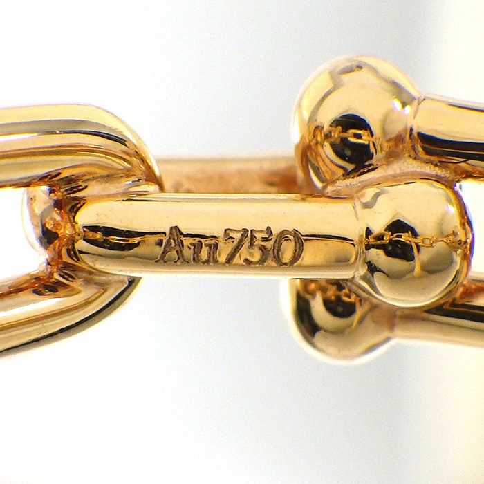 Tiffany & Co Ring Microlink Chain 18k Pink Gold — view 4