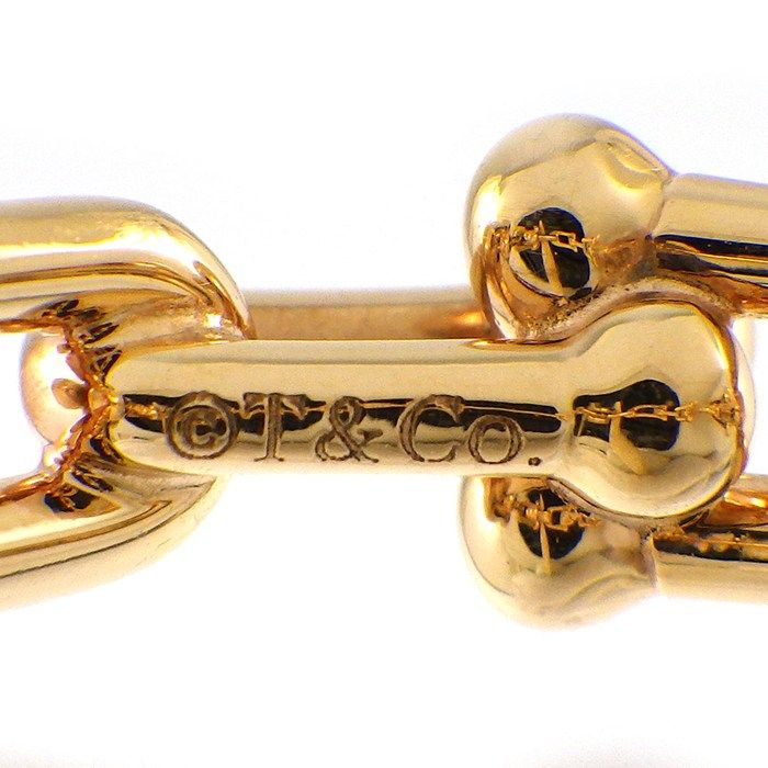 Tiffany & Co Ring Microlink Chain 18k Pink Gold — view 3