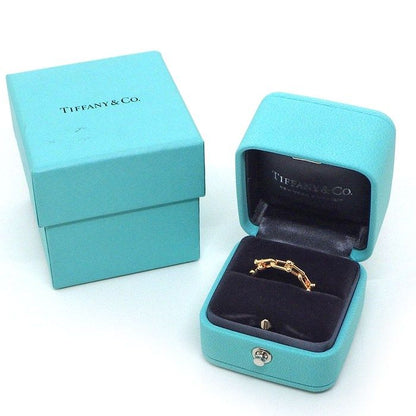 Tiffany & Co Ring Microlink Chain 18k Pink Gold — view 9