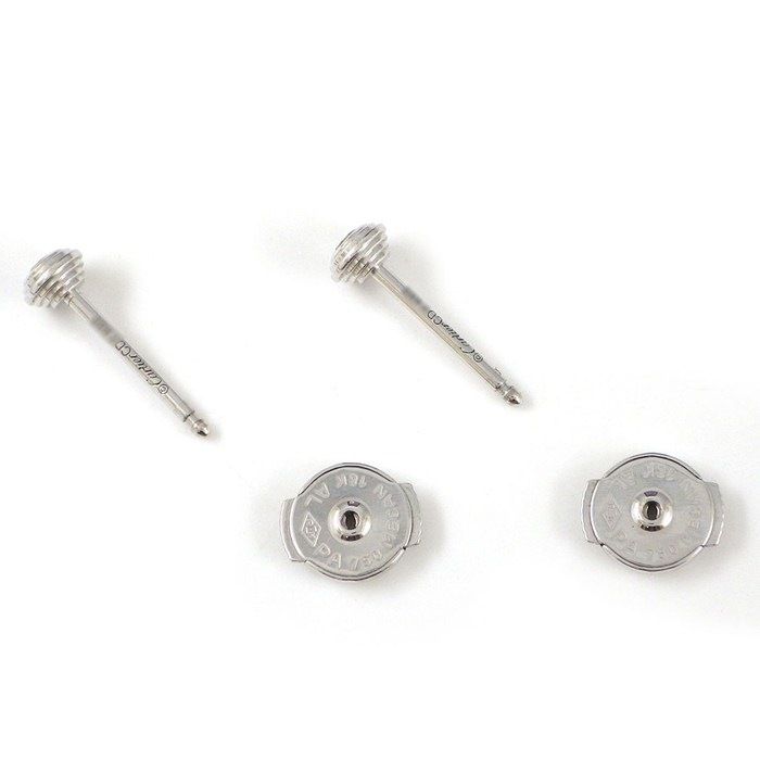 Cartier Earrings d'Amour XS Diamant Leger Diamond Total 18k White Gold — view 2
