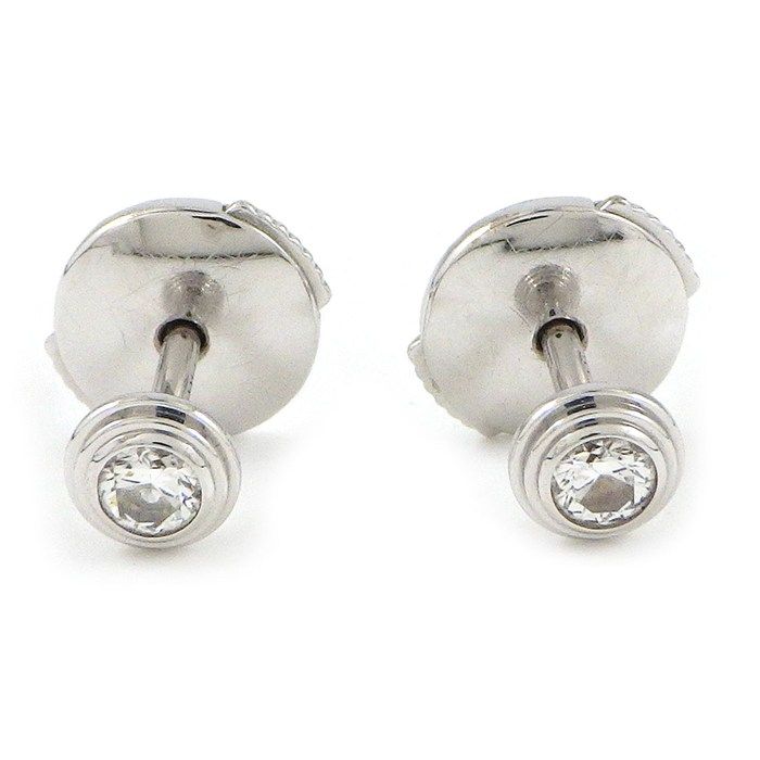 Cartier Earrings d'Amour XS Diamant Leger Diamond Total 18k White Gold