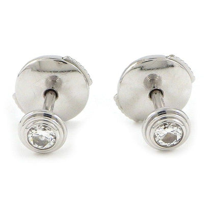 Cartier Earrings d'Amour XS Diamant Leger Diamond Total 18k White Gold