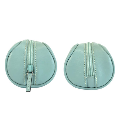 Gucci Guccissima Mint Blue Leather Pouch Makeup — view 5