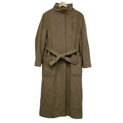 Max Mara Coat 40 M Gray Beige Long Sleeve Long Length Autumn Winter