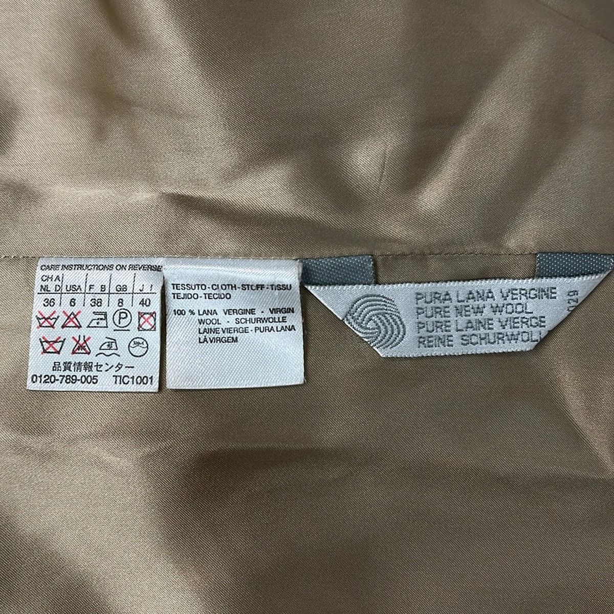 Max Mara Coat 40 M Gray Beige Long Sleeve Long Length Autumn Winter — view 4