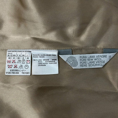 Max Mara Coat 40 M Gray Beige Long Sleeve Long Length Autumn Winter — view 4