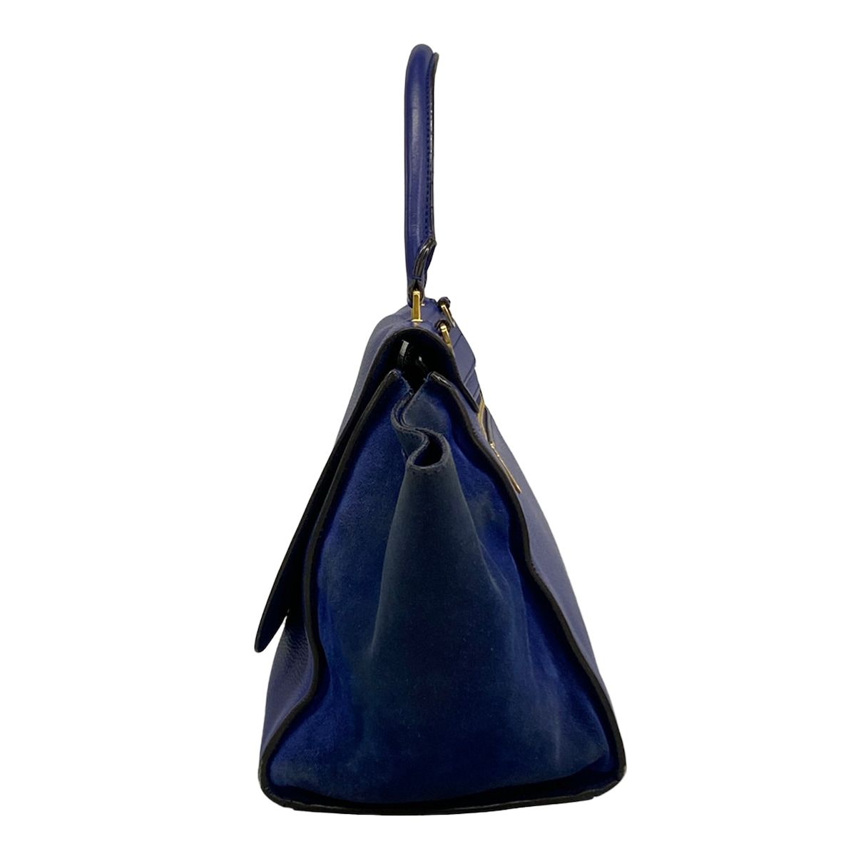 Celine Handbag Blue Leather — view 4