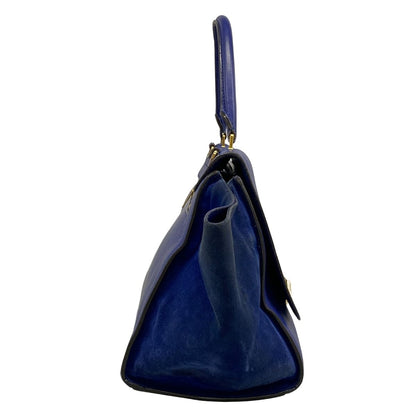 Celine Handbag Blue Leather — view 2