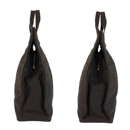 Hermes Her Line MM Gray Silver Polyamide Polyester Tote — view 7