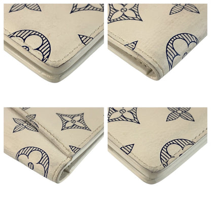 Louis Vuitton Monogram Shadow Organizer de Poche Blanc Card Case Business Holder — view 5