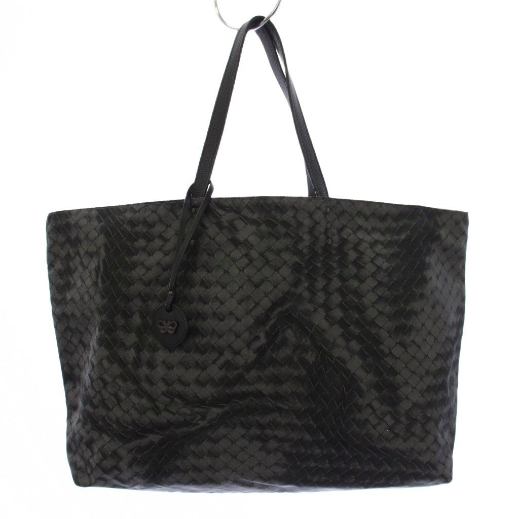 Bottega Veneta Intreccio Illusion Tote Gray KH