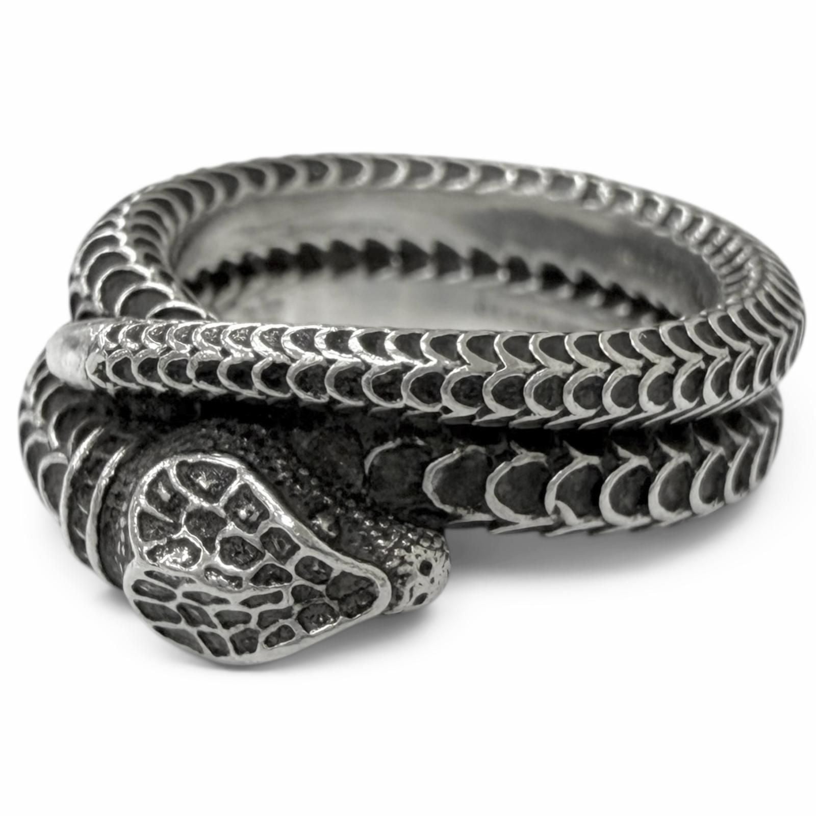 Gucci Garden Snake Ring Silver Recommended