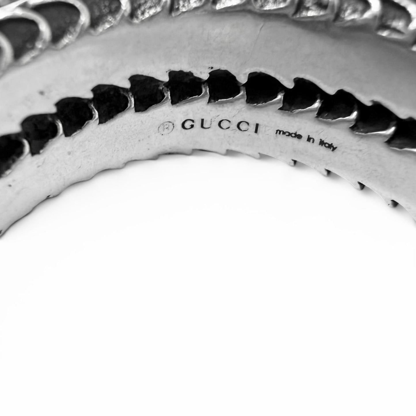 Gucci Garden Snake Ring Silver Recommended — view 4