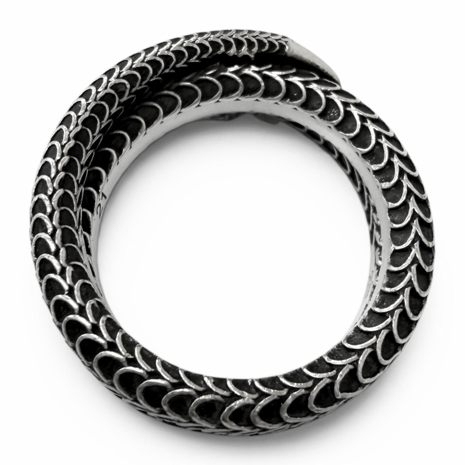 Gucci Garden Snake Ring Silver Recommended — view 3