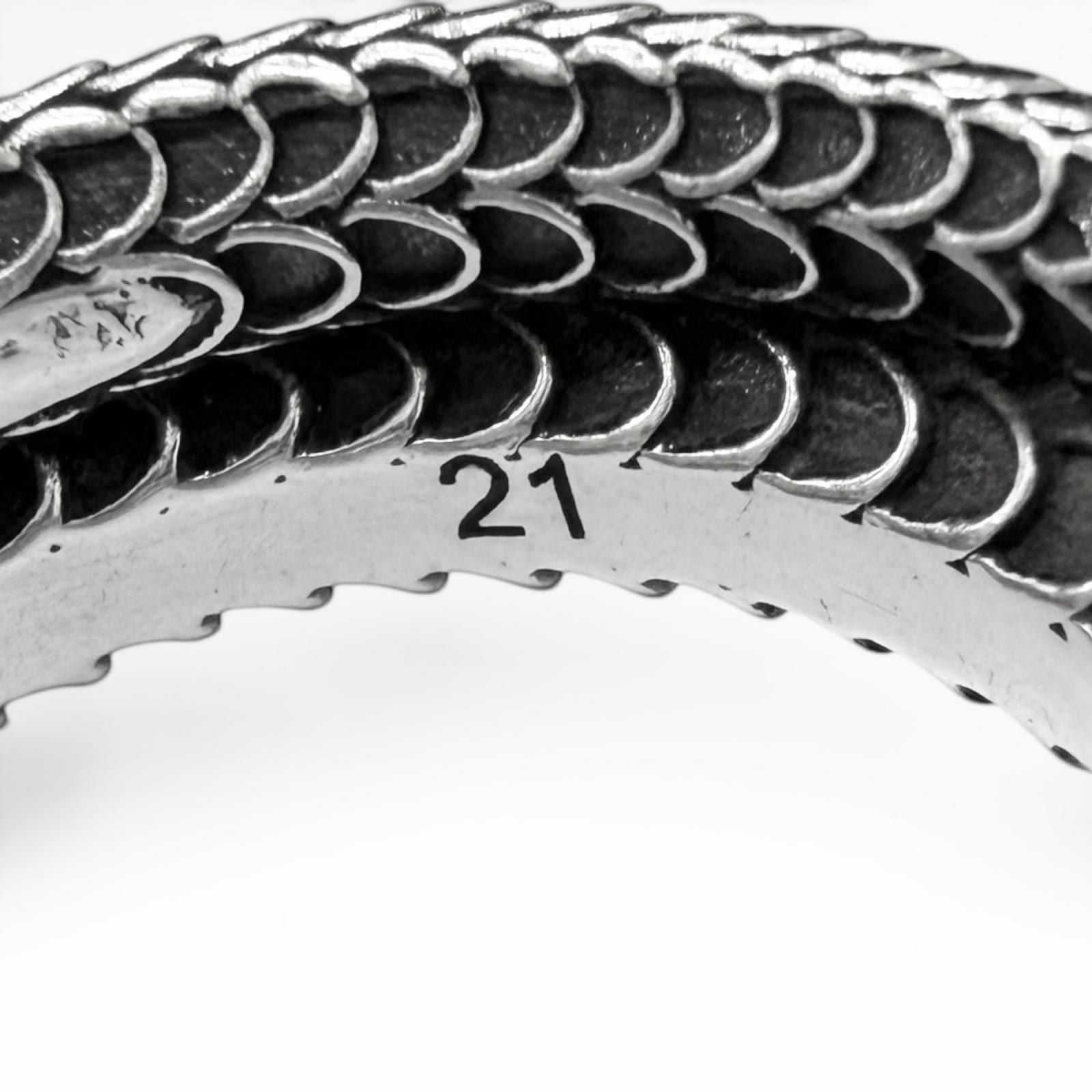 Gucci Garden Snake Ring Silver Recommended — view 6