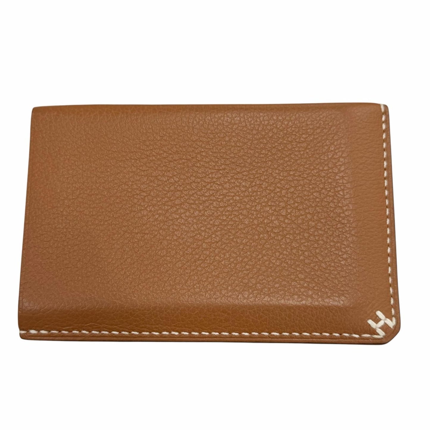 Hermes Series Leather Gold Set Era Case Business Card Holder — view 2