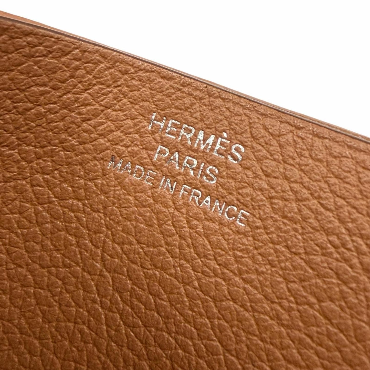 Hermes Series Leather Gold Set Era Case Business Card Holder — view 6