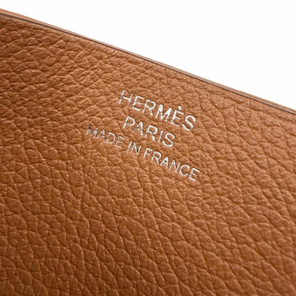 Hermes Series Leather Gold Set Era Case Business Card Holder — view 6