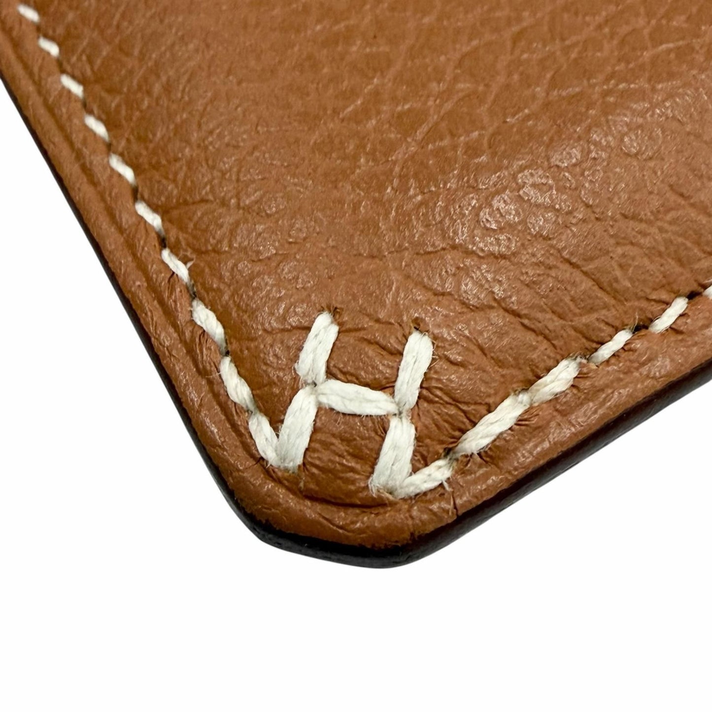 Hermes Series Leather Gold Set Era Case Business Card Holder — view 5