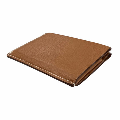 Hermes Series Leather Gold Set Era Case Business Card Holder — view 3