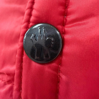 Moncler Genius 3 Hotz Logo Print Down Jacket Red 1 with Patch — view 6