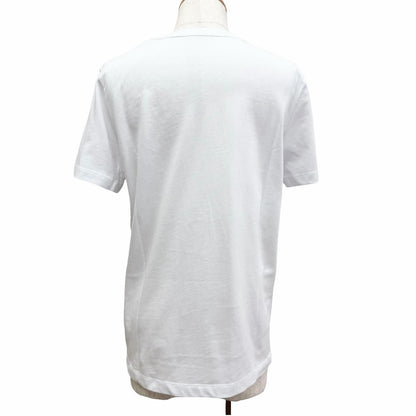 Moncler SS T-Shirt Cotton 100% Logo Patch Crew Neck Short Sleeve White XS — view 3