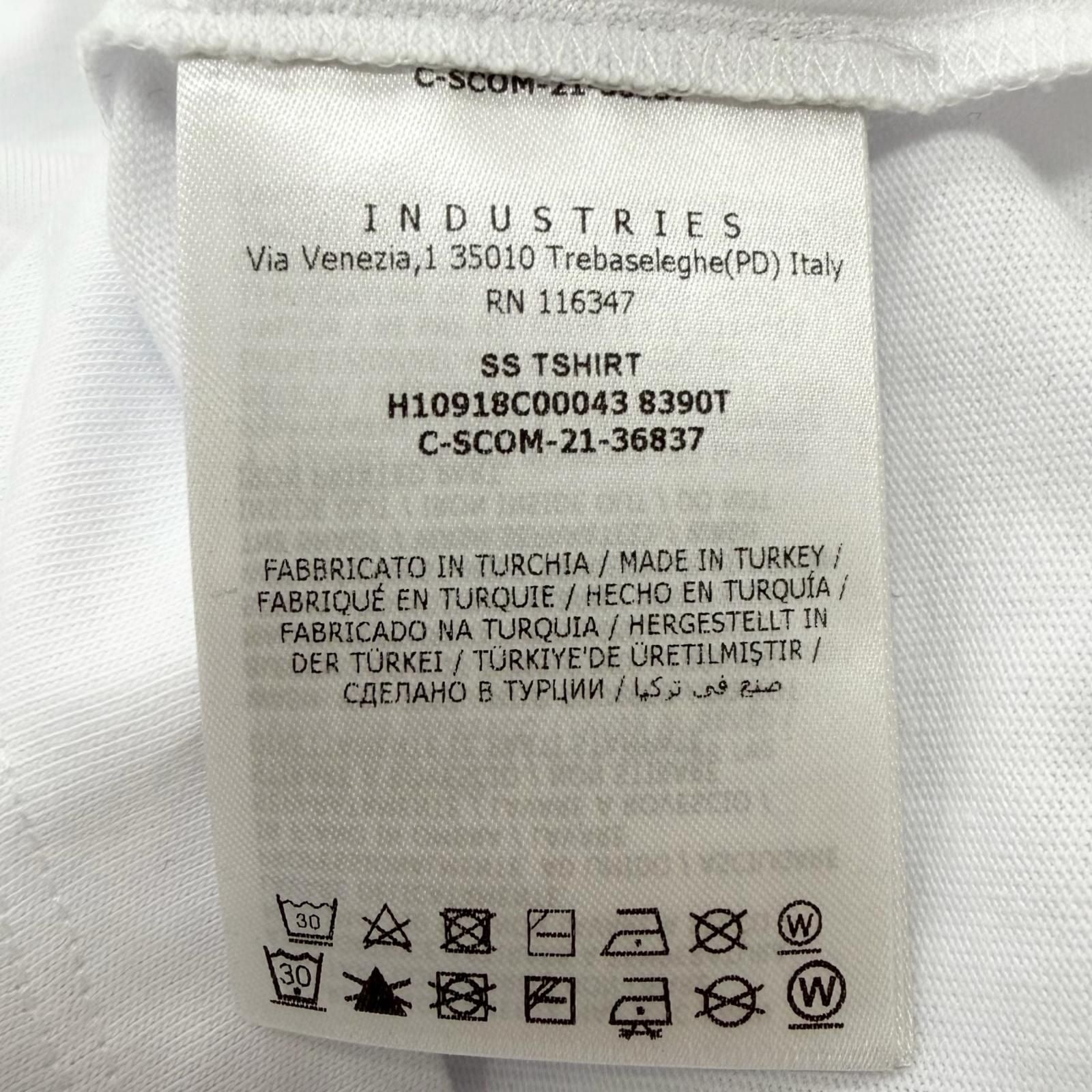 Moncler SS T-Shirt Cotton 100% Logo Patch Crew Neck Short Sleeve White XS — view 7