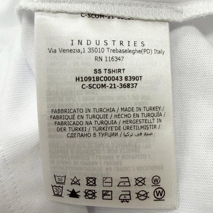 Moncler SS T-Shirt Cotton 100% Logo Patch Crew Neck Short Sleeve White XS — view 7