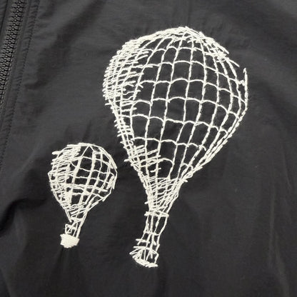 Louis Vuitton Embroidered Technical Cotton Zip Shirt Pullover Jacket Black XXL — view 5