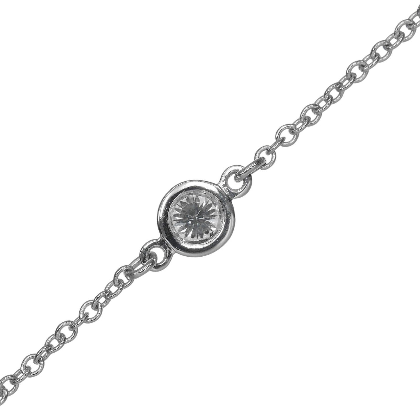 Tiffany & Co by the Yard Top Width 4 mm Diamond Bracelet — view 4