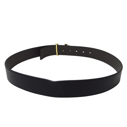 Louis Vuitton Belt Calf LV Damier 40 mm Reversible Black Gold 85 34 Logo Adult — view 4
