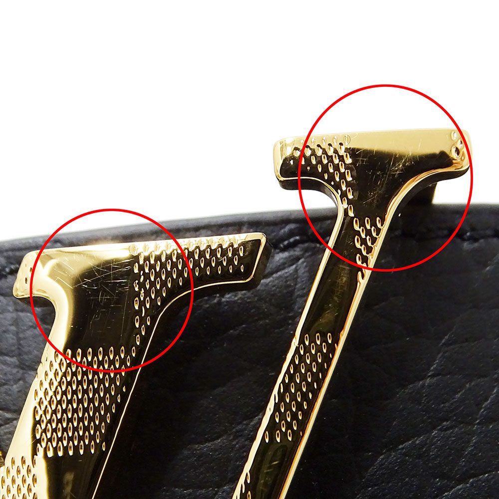 Louis Vuitton Belt Calf LV Damier 40 mm Reversible Black Gold 85 34 Logo Adult — view 6