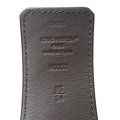 Louis Vuitton Belt Calf LV Damier 40 mm Reversible Black Gold 85 34 Logo Adult — view 5