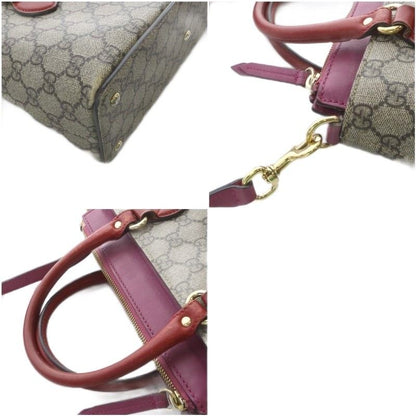 Gucci GG Supreme 2-Way Shoulder Bag Beige Pink — view 8