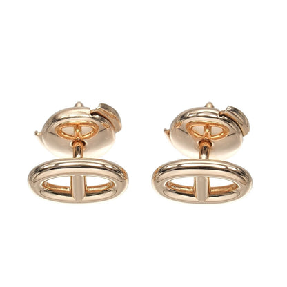 Hermes Chaine D'ancre Gold Earrings