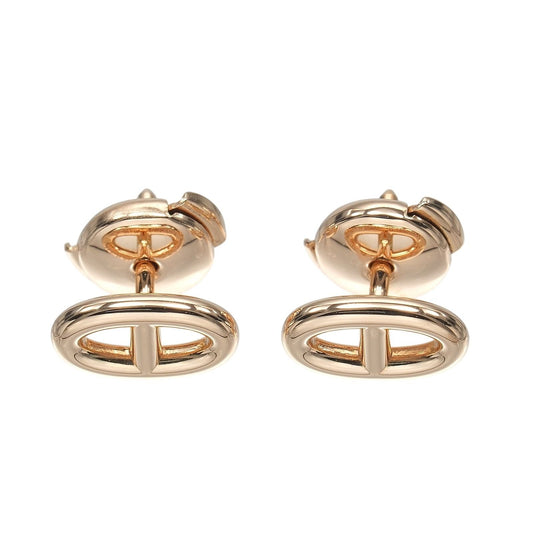 Hermes Chaine D'ancre Gold Earrings