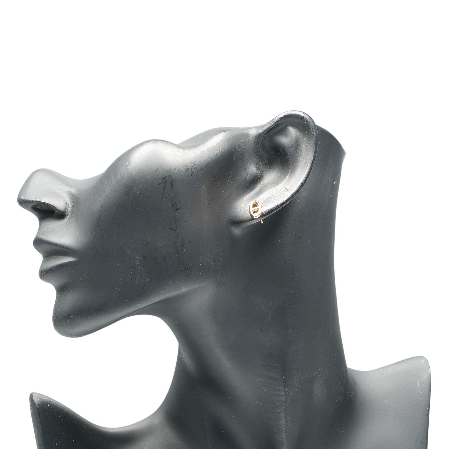 Hermes Chaine D'ancre Gold Earrings — view 2